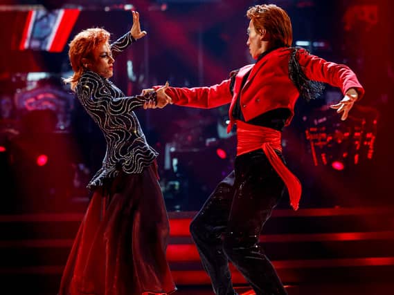 Jaime Winstone on Strictly Come Dancing