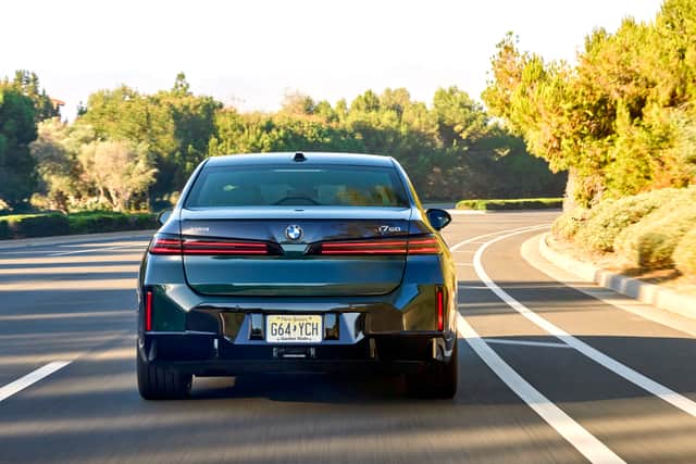 There are redesigned lights at the rear, too
