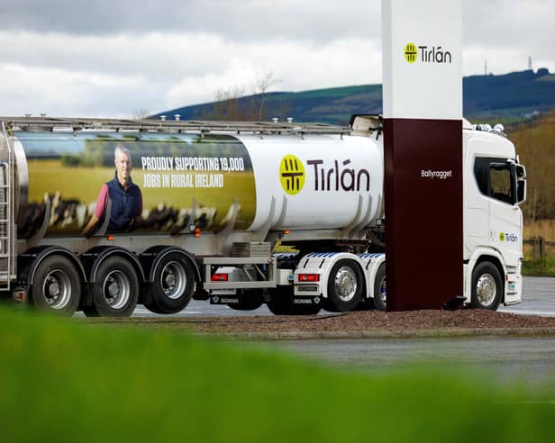 Tirlán milk tanker