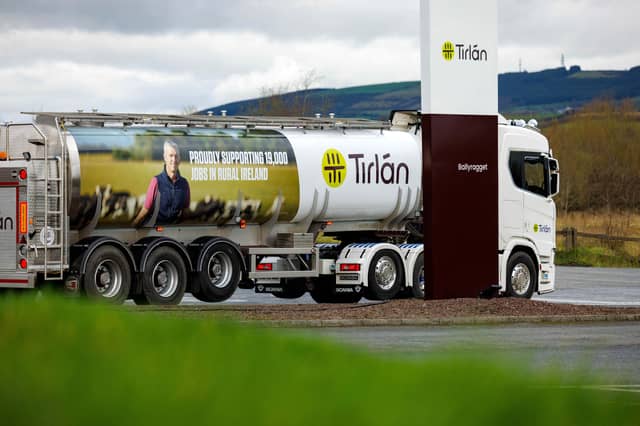 Tirlán milk tanker