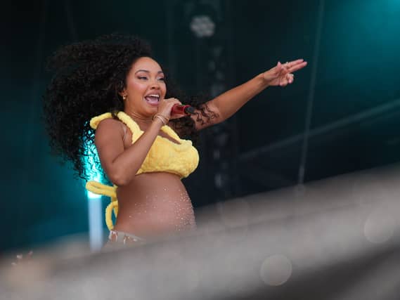 Leigh-Anne Pinnock on stage