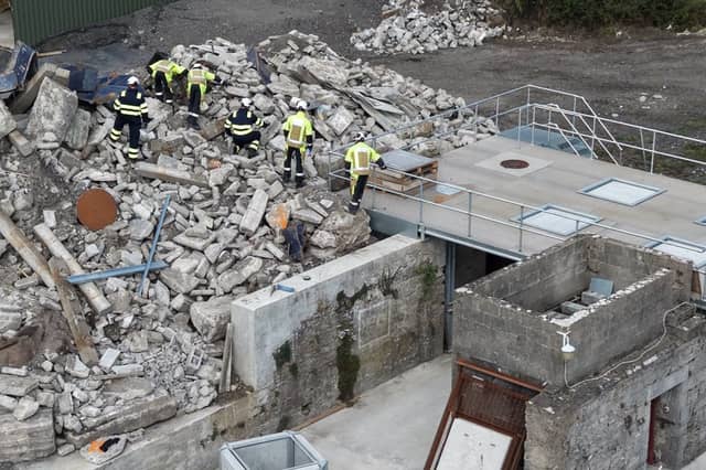 The first Urban Search and Rescue Instructor course held in Abbeyleix, Laois last September, ahead of construction of the new national training centre.
