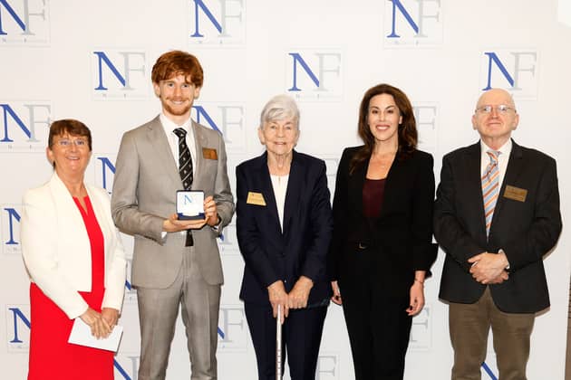 Tipperary scholar James Hyland at the 2026 Naughton Foundation Scholarship awards