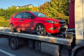 Image of the seized car