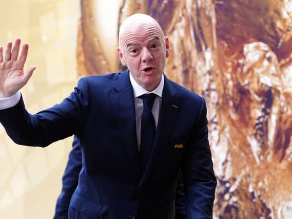 FIFA president Gianni Infantino pictured at the 2026 World Cup final