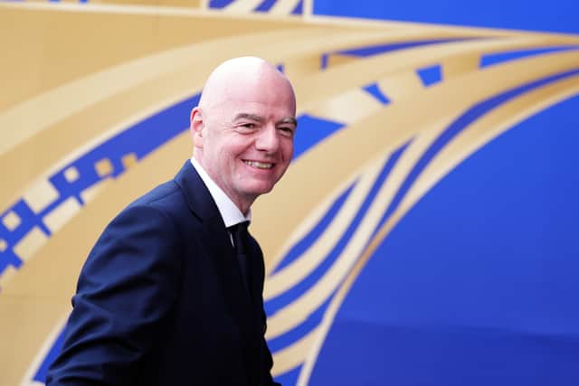 Gianni Infantino will seek a fourth term as FIFA president next year (Bradley Collyer/PA)