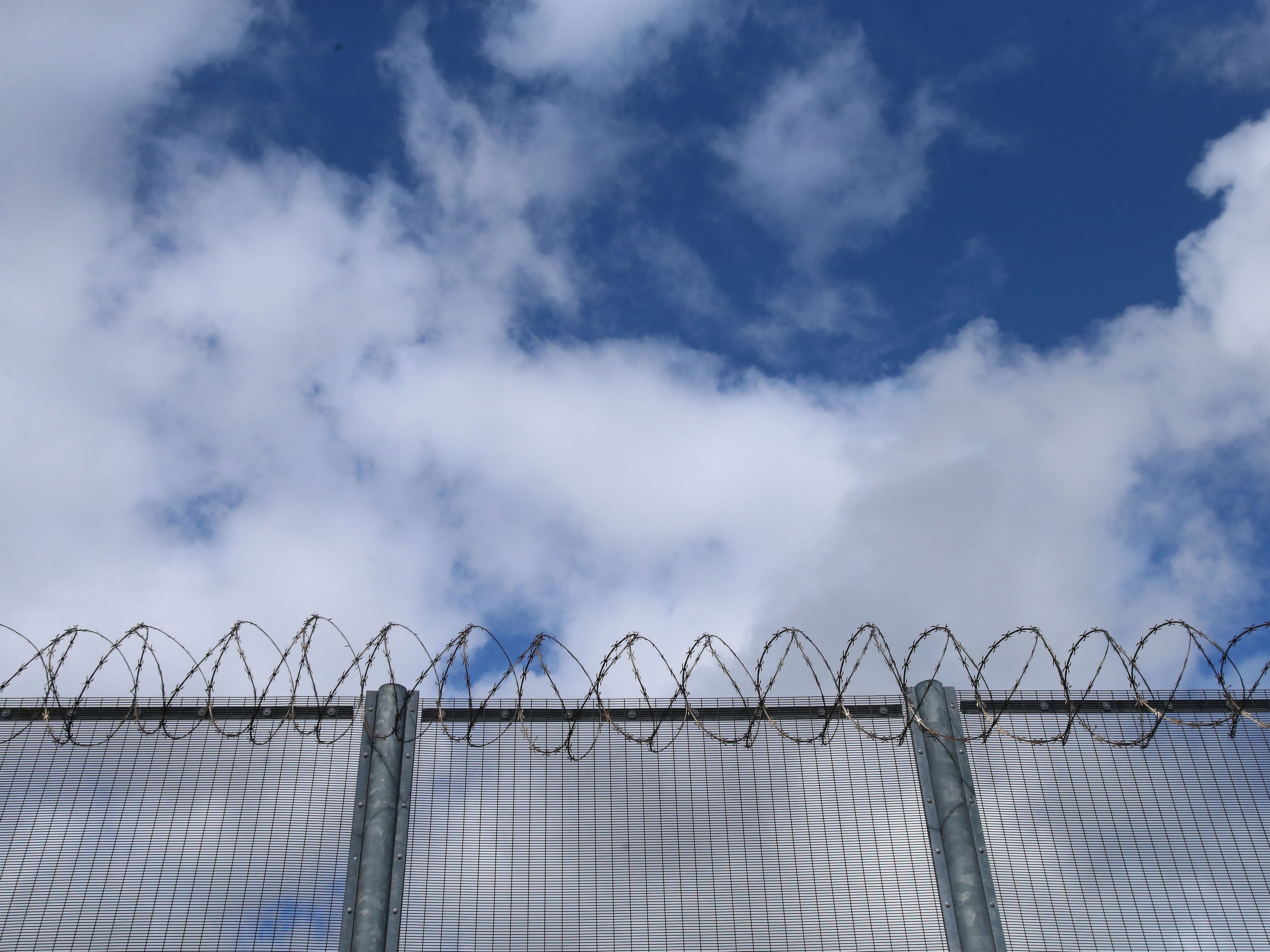 A fence at a decommissioned prison