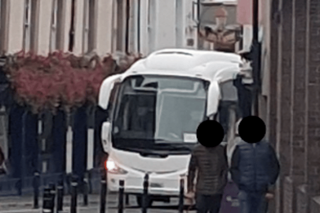 The bus broke down on Rose Inn Street in Kilkenny City