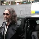 Russell Brand arrives at court