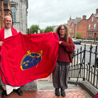 Talented Limerick student creates unique vestment for Munster-mad priest