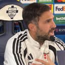 Como manager Cesc Fabregas was asked about the Manchester United job