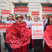 Fossil Free London protest