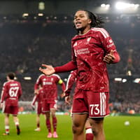 Rio Ngumoha relishes ‘one of the best’ Liverpool nights after shining at Anfield
