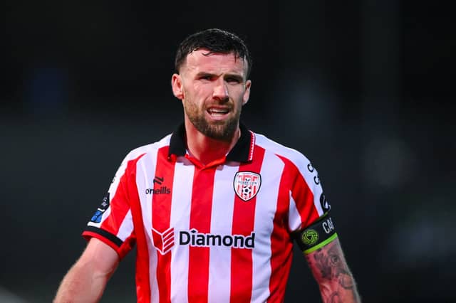 Derry City's Patrick McClean. PHOTO: Stephen McCarthy/Sportsfile.
