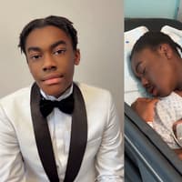 Teenager has 10-hour procedure to remove rare jaw tumour and 12 teeth before surgery to implant leg bone into his face