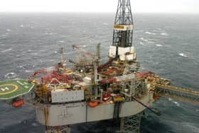An oil rig
