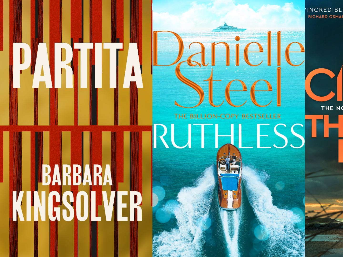 Three book jackets