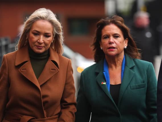 Michelle O'Neill and Mary Lou McDonald
