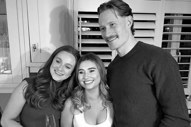 William and Kylie O'Donoghue with the bride-to-be