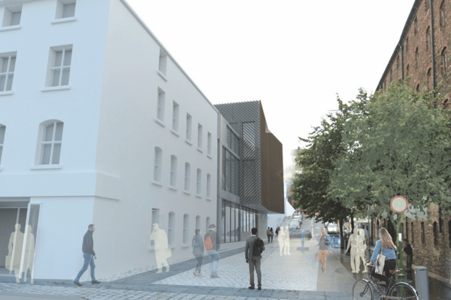 A visualisation of the proposed development