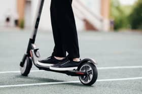 File photo of an e-scooter 