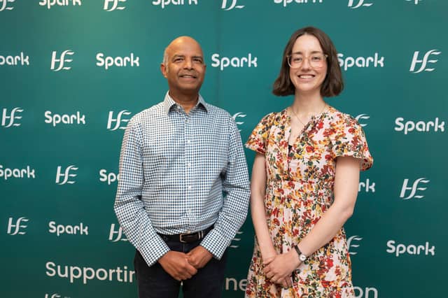 Tiberius Pereira (volunteer member) and Fiona O'Driscoll HSE - both members of the Patient and Service User Council