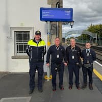 Gardaí conduct operation on the rail line between Portarlington and Dublin