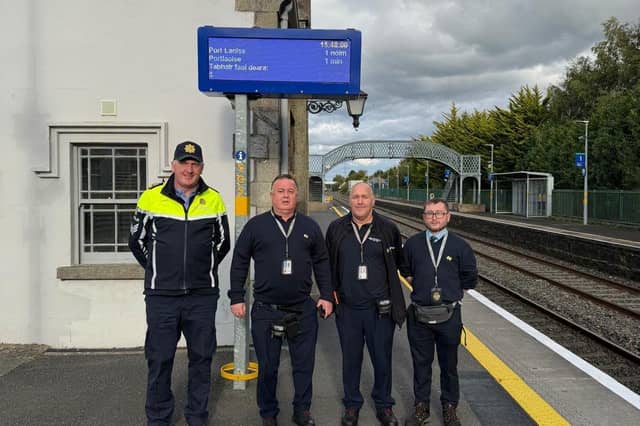 Gardaí and Irish Rail staff