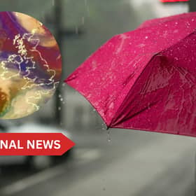 Met Éireann is forecasting a wet and windy start to Saturday, with widespread heavy rain