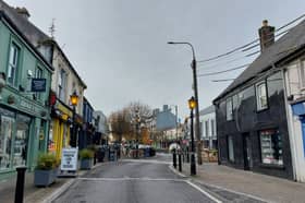 Lower Main Street in Portlaoise. 