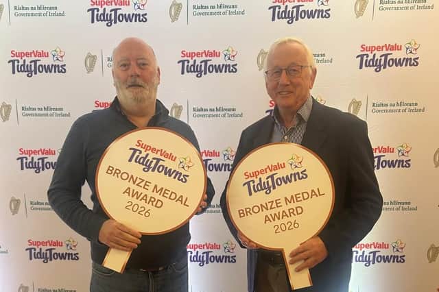Chairperson Paul O'Callaghan and Treasurer Gary Madden travelled to Croke Park for the Awards ceremony (Tipperary Tidy Towns)