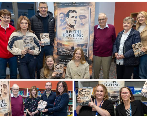 Launch of ‘Joseph Dowling In Casement’s Wake’ by Teddy Fennelly  at Portlaoise Library.
