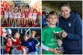 Laois Cumann na mBunscol 2026 Gaelic football finals in Laois Hire O'Moore Park, Portlaoise.