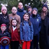The O’Brien, Enright and Regan families enjoyed the Scare in Cahir Walk 
