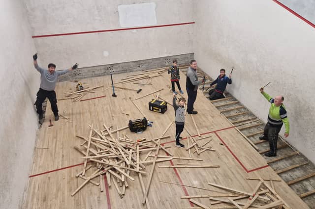 Renovations underway at Ballyshannon Squash Club