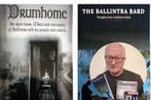 Trevor Johnston with his two new books, "Drumhome – An Open Door" and "The Ballintra Bard"