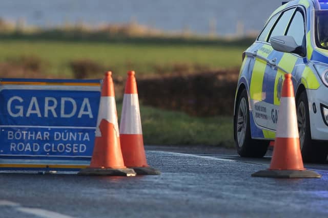 A side road off the N13 was closed on Monday as Garda forensic collision investigators examined the scene of the collision in the early hours of Sunday morning