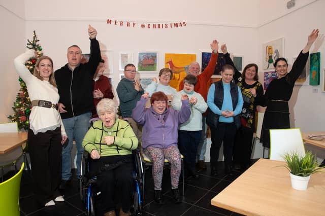 The opening of the art exhibition "Celtic Tales by Warrior's Hand" - part of the Luisne Art Project.