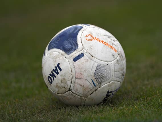 A general view of a football