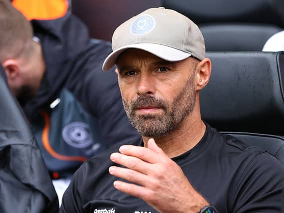 Paul Warne on the MK Dons bench