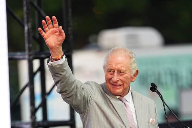 The King is expected to acknowledge the ‘great suffering of the past’ in a speech (Aaron Chown/PA)