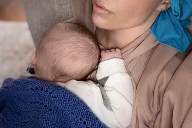 Sarah napping with Ted (Collect/PA Real Life)
