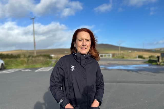 Heather McLachlan, National Trust director for Northern Ireland, said restoring biodiversity ‘has a big role to play not only for nature but also for the people of the city’ (Claudia Savage/PA)
