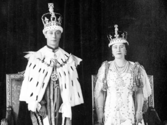 King George VI and his wife Queen Elizabeth after the coronation in 1937