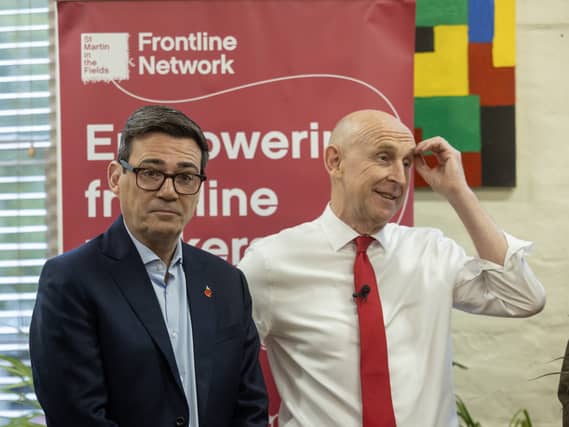 Andy Burnham and John Healey together