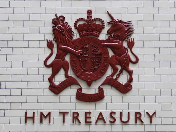 Treasury signage