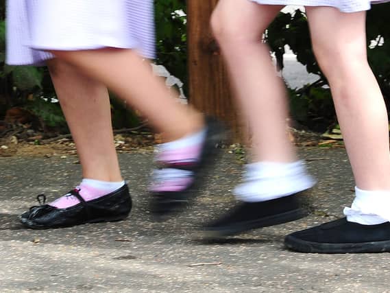 Children in a playground