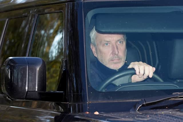 Manchester United technical director Jason Wilcox arriving at Carrington on Tuesday morning (Annabel Lee-Ellis/PA)