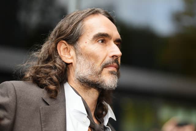 Russell Brand denies the charges (Jordan Pettitt/PA)