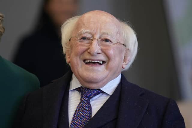 Former president Michael D Higgins (Jamie Childs/PA)
